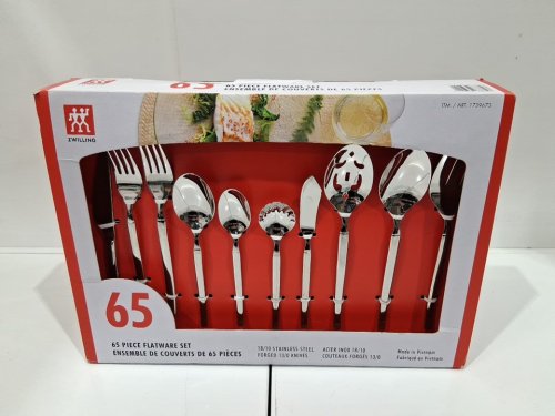 65PC ZWILLING Stainless Steel Flatware Set - SILVER (MODEL: 1739673) image 2