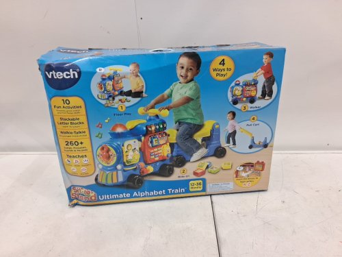 Kids VTech Sit-to-Stand Ultimate Alphabet Train Toy - Blue/Yellow (Model: ‎80-181970) image 2