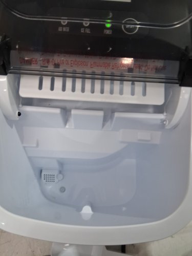 EUHOMY Countertop Ice Maker Machine with Handle, Basket and Scoop - MAKES 26LB/Day - BLACK (MODEL: im-06d/IM001-Bbl-CAEH) image 7