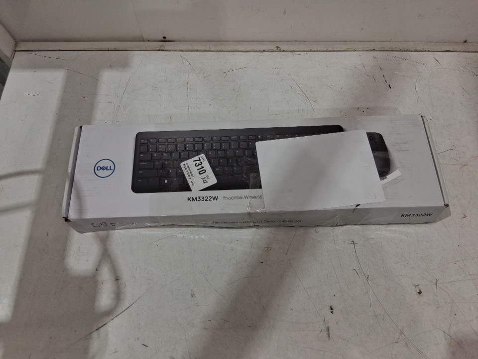 Dell Wireless Mouse & Keyboard Set - Black (Model: KM3322W) image 2
