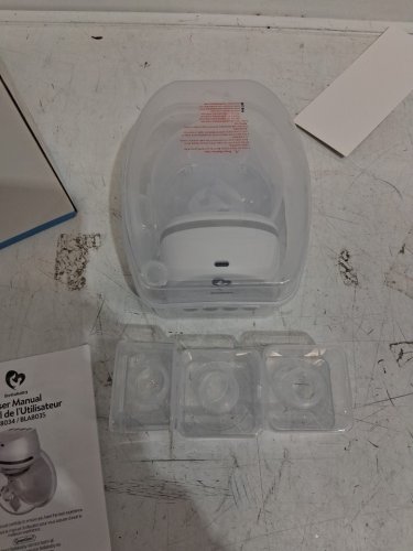 BELLABABY WEARABLE HANDS FREE TOUCH CONTROL ELECTRIC BREAST PUMP - 6OZ - 24MM FLANGE - WHITE (MODEL: BLA8034) image 3