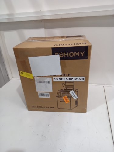 EUHOMY ICE CUBE MAKER MACHINE - 45LBS/DAY - SILVER/BLACK (MODEL: IM004-CSI-CAEH / IM-FP) image 2