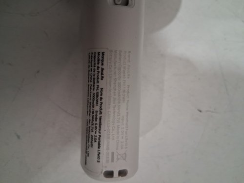 JISULIFE HANDHELD FAN - WHITE (MODEL: 6789239) image 4
