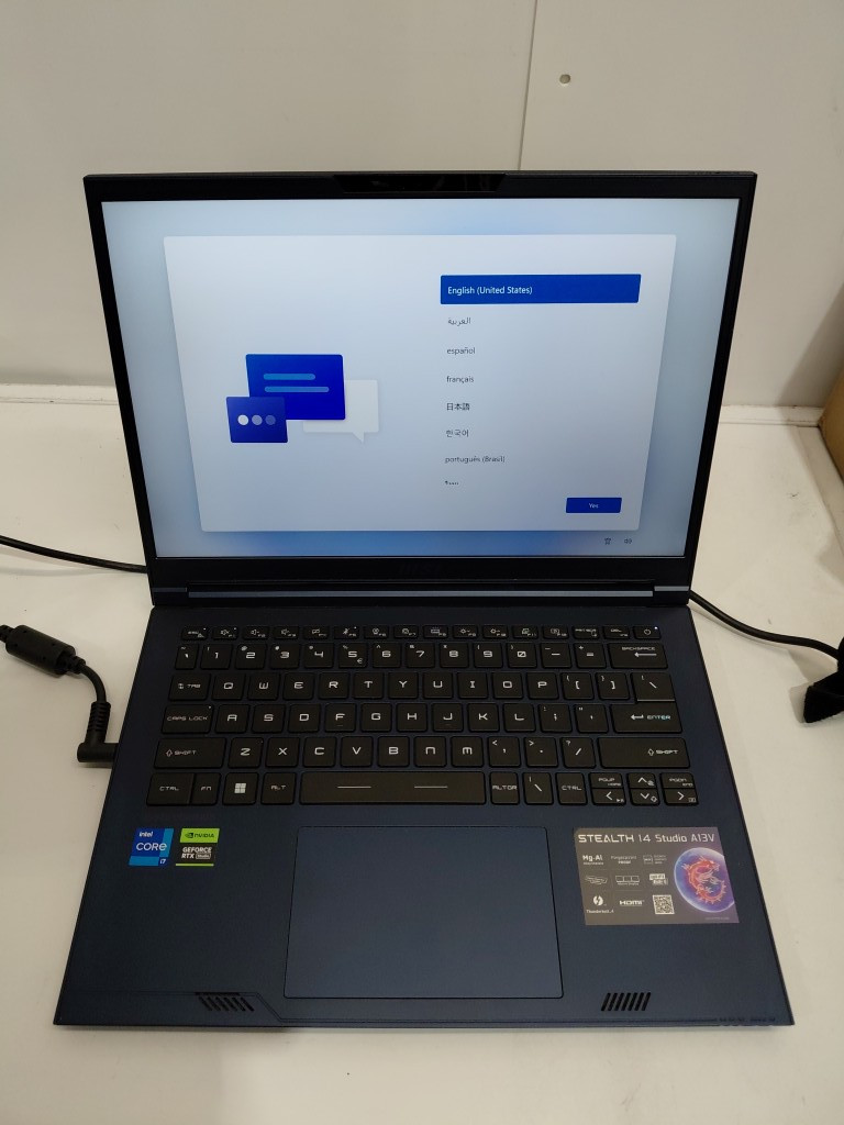 MSI Stealth 14 Studio 14” 165Hz FHD+ Gaming Laptop WITH Intel Core i7-13620H, NVIDIA Geforce RTX 4060, 16GB DDR5, 1TB NVMe SSD, Thunderbolt 4, Win 11 Pro - Star Blue (MODEL: A13VF) image 2