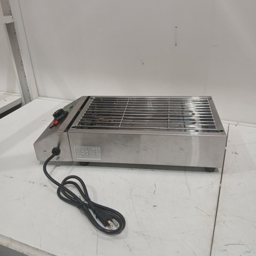 Smokeless Electric Indoor/outdoor Grill with Removable Griddle - 1800w - 16.7" x 9.3" - stainless steel - (model:280) image 6