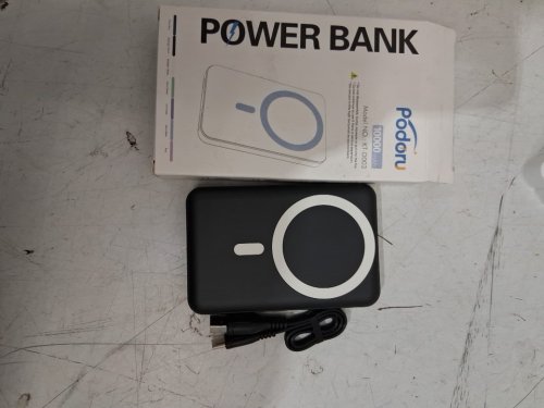 podoru MAGSAFE wireless power bank - 5W/7.5W/10W/15W - 10000mah - black (model: kt-d003) image 3