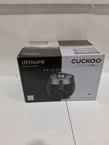 CUCKOO TWIN PRESSUE RICE COOKER/WARMER - 6 CUP CAPACITY - BLACK (MODEL: CRP-RT0609F) image 2