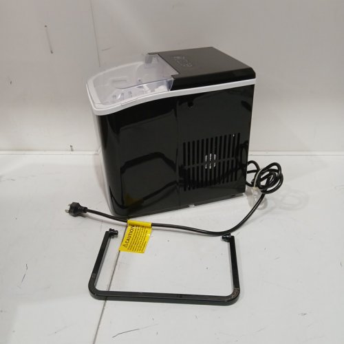 Countertop Ice Maker with Handle and scoop - 26lb - black (model: wbj-10a) image 3