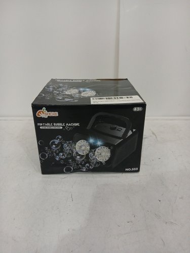 SHCKE Automatic Bubble Machine with 2 Fans - 20000+ Bubbles Per Minute - black  (model: 553) image 2