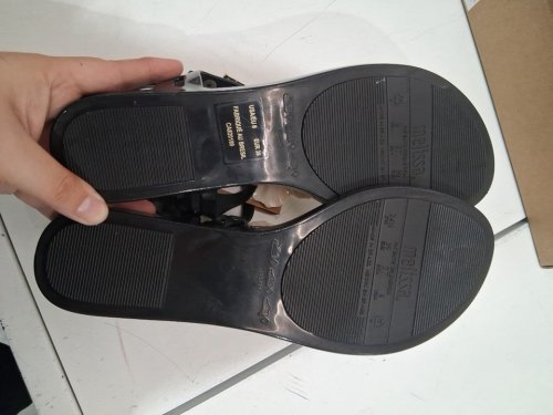 women's melissa solar springtime sandal - size 8 - black (Style: 1984148) image 3
