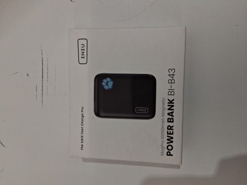 INIU MAGPRO MAGNETIC POWER BANK - 7.5W MAX WIRELESS, 20W MAX WIRED - 10000MAH - BLACK (MODEL: BI-B43) image 5