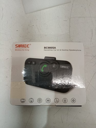 SUNITEC handsfree car kit and desktop speakerphone - black - (model: bc980p) image 2