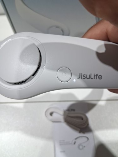 Jisulife LIFE4 5-Speed portable neck fan - OSFM - White (model: fa14-s) image 3