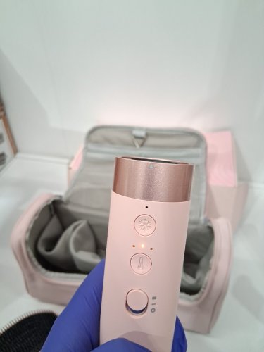 mescomb 5-in-1 Hair Styler/Dryer Brush WITH High-Speed Hot Air AND TRAVEL CASE - 1400W - LIGHT PINK (MODEL: hl-3030c) image 9