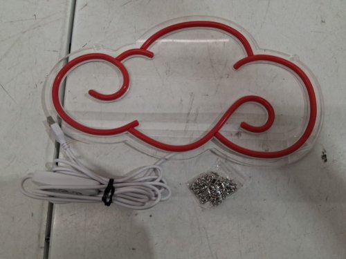 ANIME STYLE USB LED CLOUD LIGHT - RED image 3