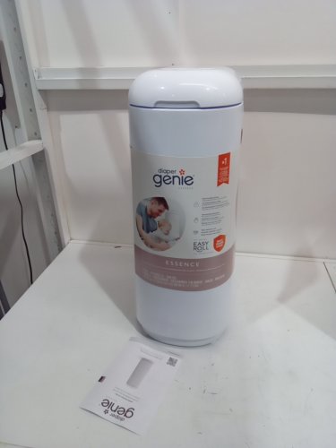 Diaper Genie Essence Pail with 18 Easy Roll Refill Bags - 23" - white (model:‎I000908) image 3