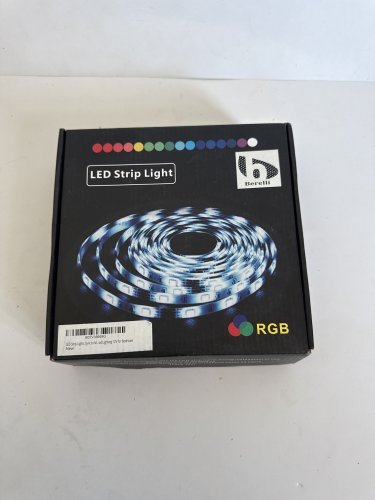 2PK BERELLI LED MUSIC SYNC STRIP LIGHTS 16.4FT EACH 32.8FT TOTAL WITH REMOTE image 2