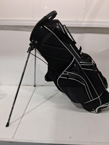 Costway Golf Stand Cart Bag with 6-Way Divider Carry Pockets - Black - (Model: SP36394BK) image 4