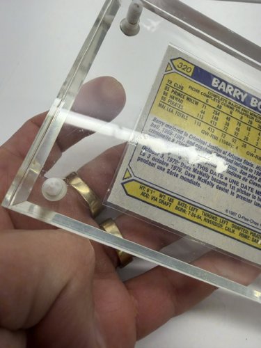 1987 O-PEE-CHEE *VERY RARE* GRAIL BARRY BONDS ROOKIE CARD 320 image 8