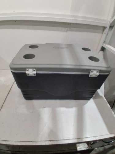 COLEMAN EXTREME COOLER WITH HEAVY DUTY CARRY HANDLES - 46 QUART - GREY (MODEL: CM2201100/1986833) image 6