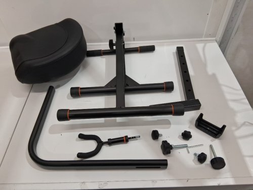 STRICH Adjustable Guitar Stool with Backrest - SADDLE SHAPED - BLACK image 3