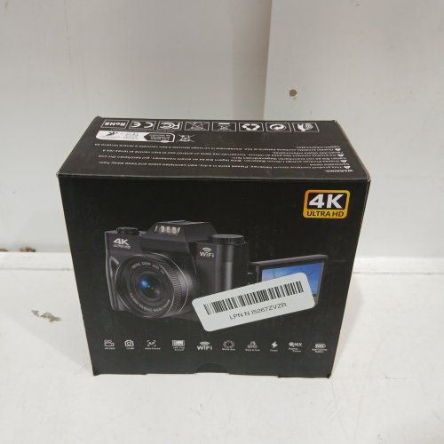 4K Digital Camera WiFi - 75MP Vlogging Camera for YouTube - UHD 16X Zoom Autofocus Digital Cameras with Flip Screen 3" 180° image 2