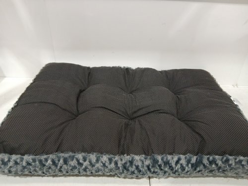 KSIIA Deluxe Washable Plush Dog Sleeping Bed/crate with Comfy Kennel Pad & Anti-Slip pad - 41" x 27" - dark gray (model: KSA37GD005) image 5