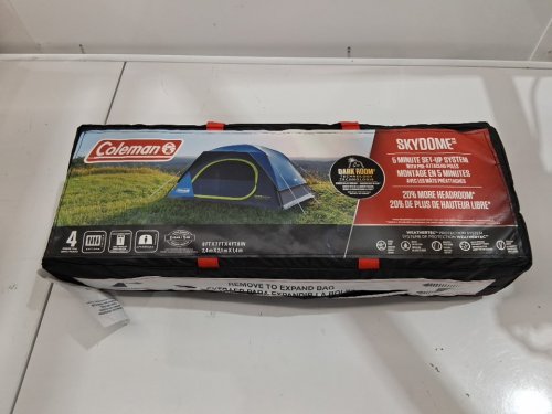 COLEMAN SKYDOME 4 PERSON water-resistant TENT - DARKROOM/multicolor (MODEL: 2000038173) image 4