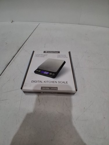 KITCHENTOUR LED SCREEN COFFEE SCALE, MAXIMUM WEIGHT OF 3000G, WITH TIMER -SILVER (MODEL:EG5001) image 2
