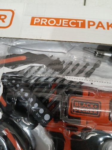68pc BLACK+DECKER 20V MAX Lithium-Ion Drill/Driver Project Kit DIY Home Tool Set with 11-Position Clutch, Keyless Chuck, Charger, Storage Bag & Accessory Bits (model: LDX120PK) image 7