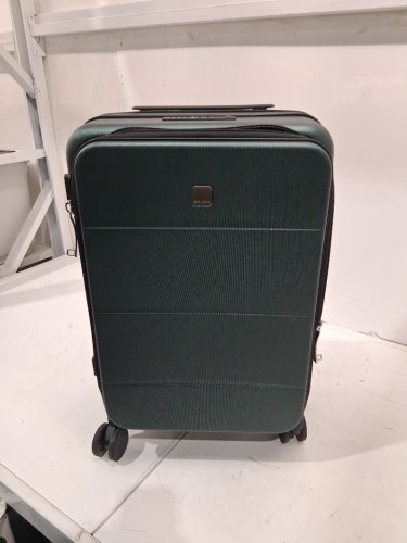 milada Expandable Carry On spinner Luggage - 20" - green/black (model: KD9623) image 4
