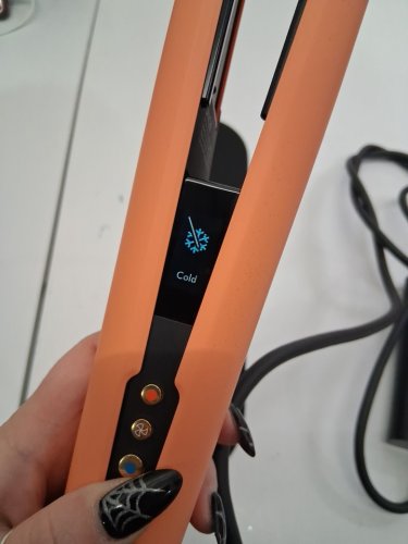 DYSON AIRSTRAIT WET TO DRY HAIR STRAIGHTENER - LIMITED EDITION APRICOT/ TOPAZ (MODEL: HT01) image 10