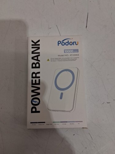 PODORU MAGSAFE MAGNETIC BATTERY PACK WITH TYPE-C CABLE FOR WIRELESS CHARGER - 10000MAH - 15W - BLACK (MODEL: ‎KT-D003) image 2