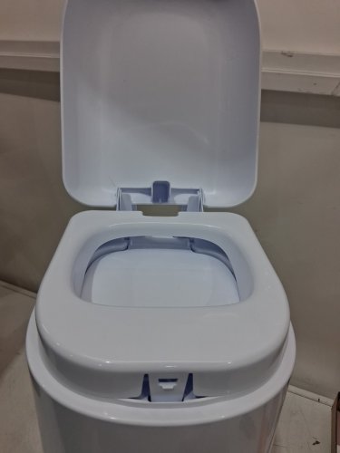 Diaper Genie Essence Pail with 18 Easy Roll Refill Bags - 23" - white (model:‎I000908) image 7