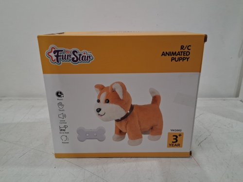 kindenwinn Corgi Plush Puppy Toy with remote/touch/voice control - brown (MODEL: T513) image 3