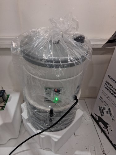 Nadair OVO Heavy Duty Powerful Central Vacuum System - 110V - 9.25Gal - 700 AIR watts - Grey/WHITE (Model: M5-2-OVO) image 3