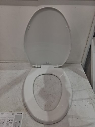 BEMIS slow close ELONGATED TOILET SEAT - 19" - WHITE (MODEL: 7300slec 000) image 4