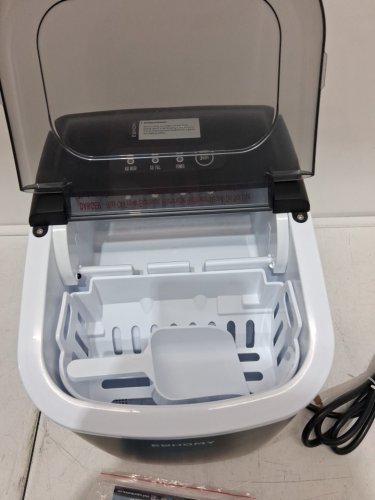 EUHOMY COUNTERTOP ICE MAKER MACHINE - MAKES 26LB/DAY - BLACK (MODEL: IM-06D / IM001-BBL-CAEH) image 4