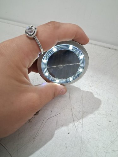 8PK OUTDOOR WATERPROOF LED SOLAR GROUND LIGHTS - BLACK image 3