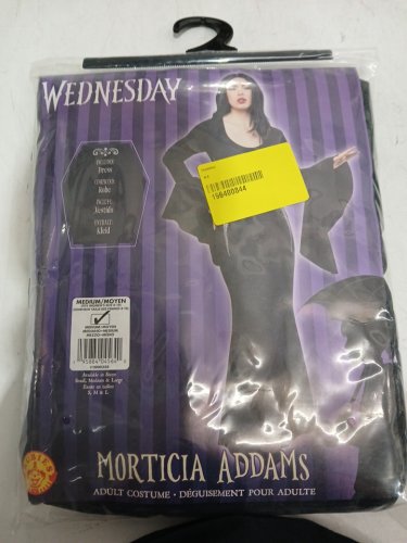 women's Rubies Wednesday Tv Show Morticia Addams Costume Dress - medium - black image 2