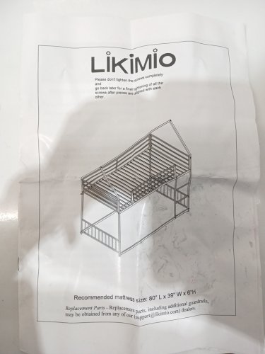 LIKIMIO Bunk Bed with Ladder and Guardrail - Twin - Pink image 6