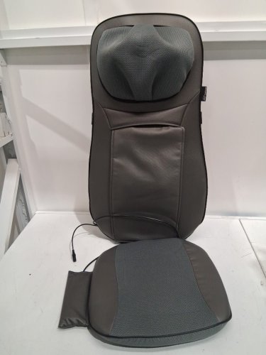 snailax shiatsu neck, shoulders & full back kneading shiatsu/rolling massager with heat - grey (model: sl-233) image 6