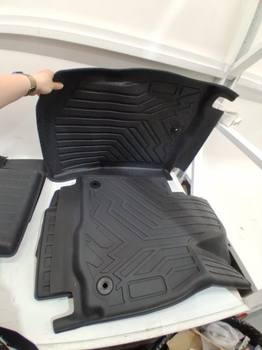 4PC FIILINES All Weather TPE Floor Liners - for Hyundai Palisade 7 Seat MODELS - BLACK image 5