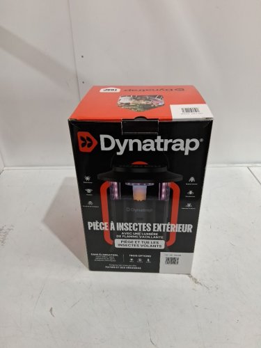 DYNATRAP LED INSECT TRAP WITH INTEGRATED SOLAR PANEL FOR UP TO 9 HOURS OPERATION - 9.18" × 9.18" × 14.63" - BLACK (MODEL: DT032-CST / 1934126) image 2