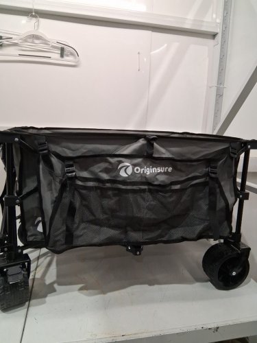 originsure Collapsible Folding Wagon Cart - 220L - 460lb max -  grey/black image 6