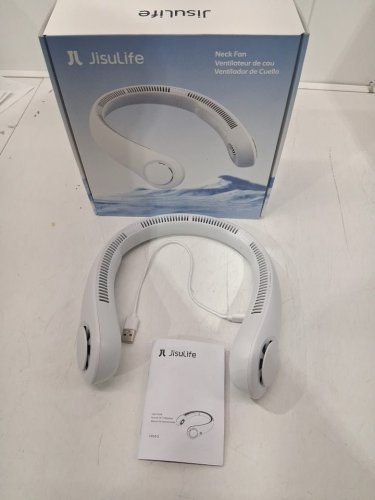 Jisulife LIFE4 5-Speed portable neck fan - OSFM - White (model: fa14-s) image 2