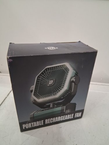 Rechargeable Fan Portable, 24000mAh - 9" - black (model:9inch-01) image 2