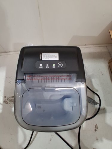 EUHOMY Countertop Ice Maker Machine - MAKES 26LB/Day - BLACK (MODEL: im-06d/IM001-Bbl-CAEH) image 3