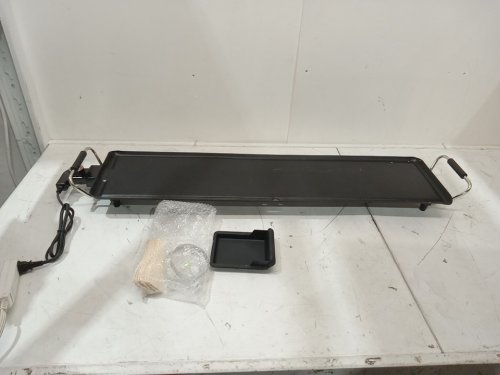 dortala portable electric teppanyaki grill - 35" - black (model: es10484us) image 3