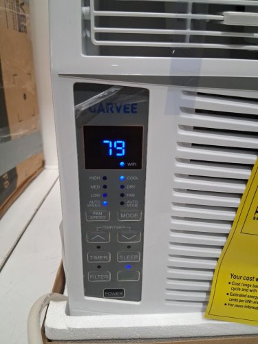 garvee window air conditioner with remote control - 6000btu - white (model:twc-06crd1/l1ui) image 4